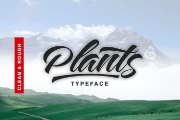 Plants Script Font