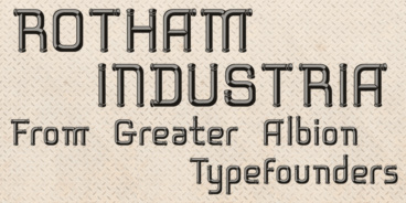 Rotham Industria Font