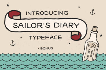 Sailors Diary Sans Tattoo Style Font