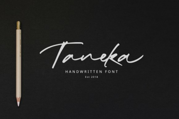 Taneka Handwritten Script Fon