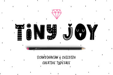 Tiny Joy Font - Scandinavian & Kids Script Font