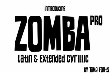 TOMO Zomba Pro Sans Serif Font