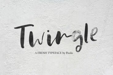 Twingle | Scrip + SVG Font