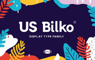 US Bilko - Semi-Slab Display Script Font