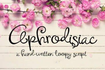 Aphrodisiac Script Font