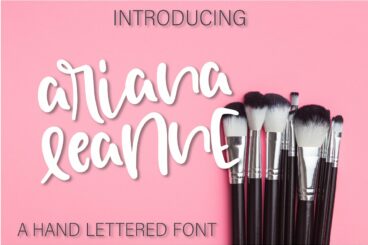 Ariana Leanne - A Hand Lettered Font