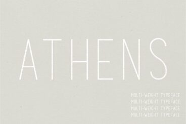 Athens | A Multi-Weight Font