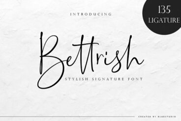 Bettrish // Stylish Signature Font