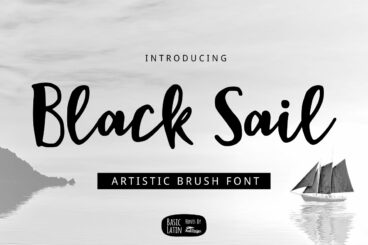 Black Sail Brush Font