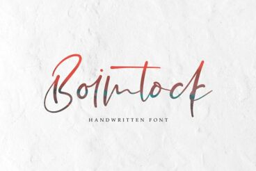 Boimtock  Script Font