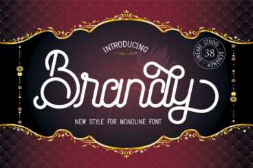 Brandy Monoline Duo Font
