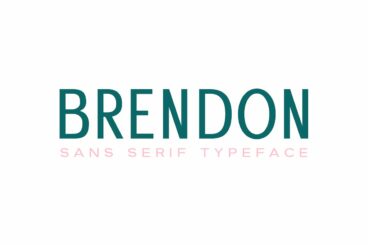 Brendon Sans Serif Typeface Font