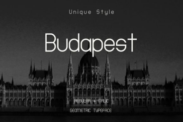 Budapest Regular + Italic Font