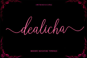 Dealicha Script Font