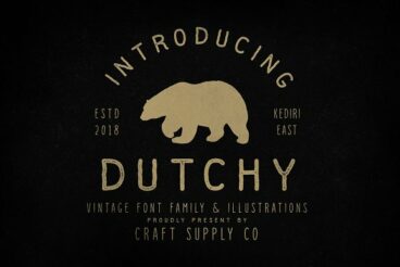 Dutchy - Vintage Type Family +Extras