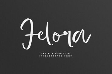 Felora Latin & Cyr Font