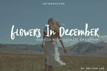 Flowers In December Font Duo