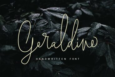 Geraldine | Handwritten Font