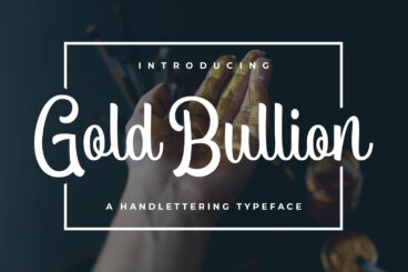 Gold Bullion Script Font