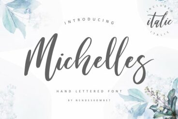Michelles Script Font