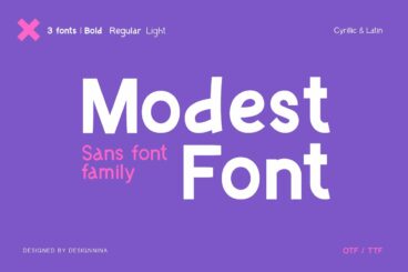 ModestFont — Sans Font