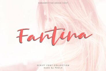 New! Fantina Script Font