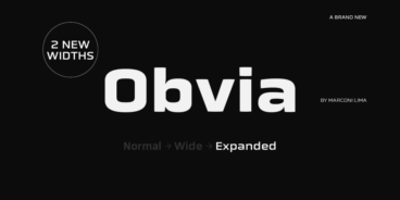 Obvia Expanded Font