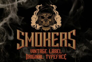 Smokers typeface Font