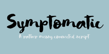 Symptomatic Script Font
