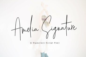 Amelia Signature Font
