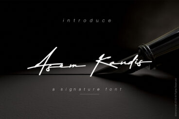 Asem Kandis - A Signature FontScript Font