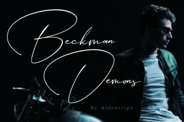 Beckman Demons - Signature Font