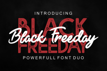 Black Freeday - powerfull font duo Other Font