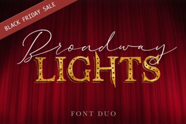 Broadway Lights | Duo Font