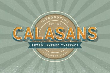 Calasans - 7 Layered Fonts