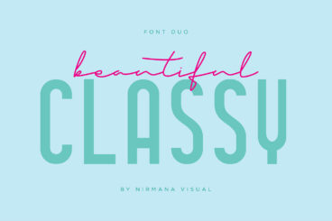 Classy Beautiful - Font Duo Script Font