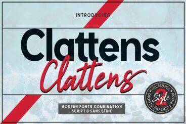 Clattens Font Duo