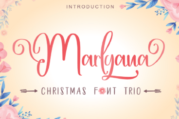 Happy Marlyana trio Script Font