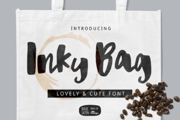 Inky Bag Brush Font