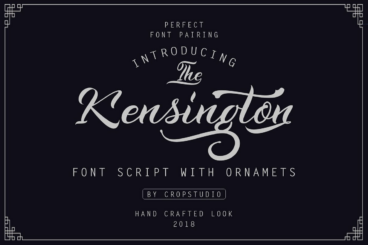 Kensington Script Font