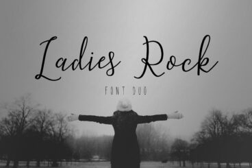 Ladies Rock Font Duo