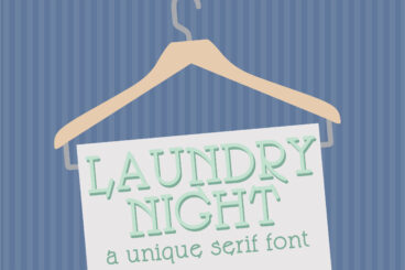 LD Laundry Night Regular Font