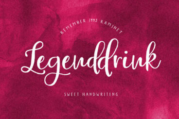 Legenddrink Script Font