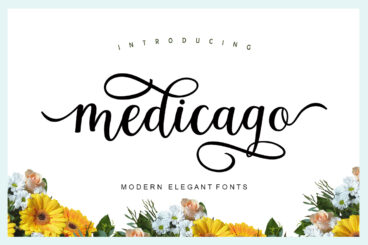 Medicago Script Font