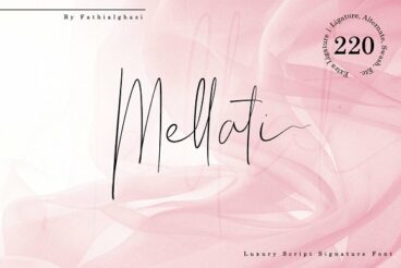 Mellati - Luxury Script Signature