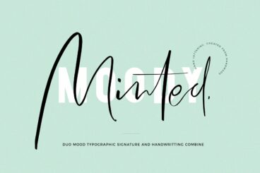 Minted Mood / Font Duo