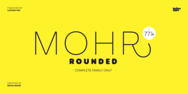 Mohr Rounded Font Family