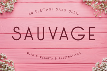 Sauvage - An Elegant Sans Serif