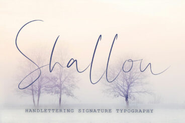 Shallou - Hand Lettering Font