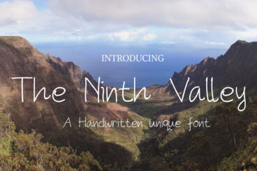 The Ninth Valley Other Font